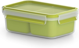 Emsa Frischhaltedose Snackbox mit 2 Einsätzen Clip + Go, Kunststoff, (3-tlg)