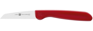 Zwilling Küchenmesser, Edelstahl rot, 7 cm