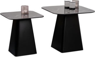 M2 Kollektion 2-Satztisch Lissi,50 x 46 x 50 cm/40 x 42 x 40 cm (B/H/T)