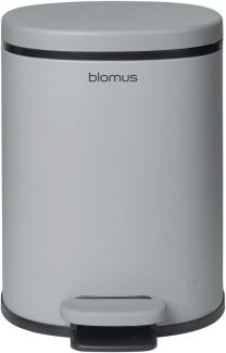 Blomus Treteimer PARA, Mülleimer, Abfalleimer, pulverbeschichtet, Kunststoff, Silikon, micro chip, 5 L, 69212