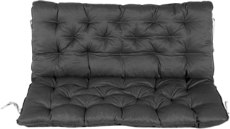 Ambientehome Rückenteil für Bank ca. 100 x 98 x 10 cm Auflage, Grau