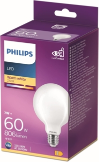 PHILIPS LED Classic 60 W G93 E27 WW FR ND RFSRT4