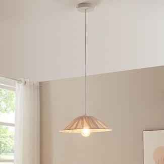 Hängeleuchte Bridge Weiß/Beige [lux. pro]