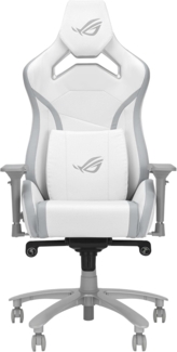 ASUS ROG Chariot X Core Weiß ergonomisch, 4D-Armlehnen, Memory-Foam, Premium-PU-Leder