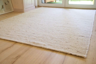 Handweb Teppich Korinth, Farbe: Natur Hell, Größe: 120x170 cm