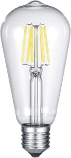 E27 Filament LED - 6 Watt, 600 Lumen, warmweiß, Ø6,4cm - nicht dimmbar