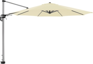 Doppler Sonnenschirm / Ampelschirm "Active Pendelschirm 370", natur, Ø 370 cm