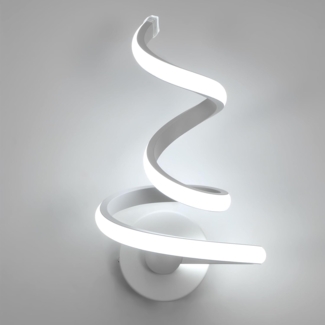 Comely Wandleuchte Innen LED 24W 6500K in Aluminium, Wandlampe Innen und LED Wandleuchte für Wohnzimmer, Treppe, Flur