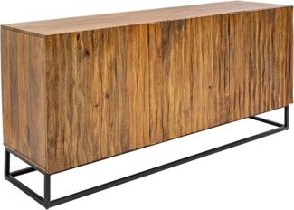 riess-ambiente Sideboard AMAZONAS 160cm natur, Massivholz · Anrichte · natürliche Front · Kommode · Wohnzimmer