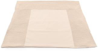 ULLENBOOM ® Wickelauflagenbezug Wickelauflagenbezug Sand/Beige, 75x85 cm, (Made in EU), Bezug mit Hotelverschluss, 100% Baumwolle