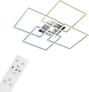 Di-Ka CCT LED Deckenleuchte Frame Smart+WiFi alu drehbar mit Fernbedienung