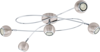 Eglo 94251 Spot LED LOCANDA nickel-matt, chrom, GU10 max. 5X3W