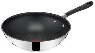 Jamie Oliver by Tefal Home Cook Wok aus Edelstahl, antihaftbeschichtet, 28 cm, E3031925