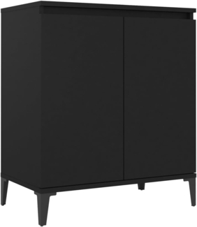 vidaXL Sideboard Schwarz 60x35x70 cm Holzwerkstoff 806077