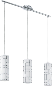 Eglo 92563 Pendellampe BAYMAN chrom E27 max. 3X40W H:110cm L:72,5cm B:10,5cm dimmbar