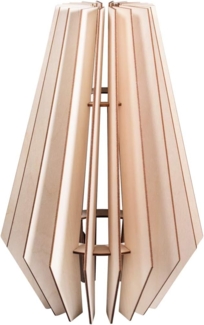 Holz Lamellenlampe Stockholm,FSCMixCred, 24x24x35cm, 22-tlg, Box...