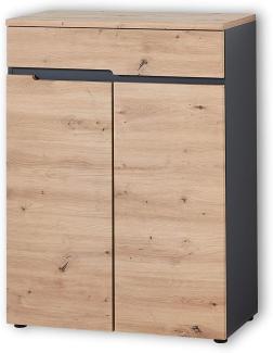 Schuhschrank Garderobenschrank Kommode Flur Diele MEMPHIS ca. 80 x 107 x 38 cm