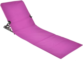 HI Faltbare Strandmatte PVC Rosa