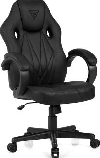 SENSE7 Prism black armchair