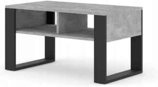 BIM Furniture 'Luca' Couchtisch, Holz grau, 90 x 48 cm