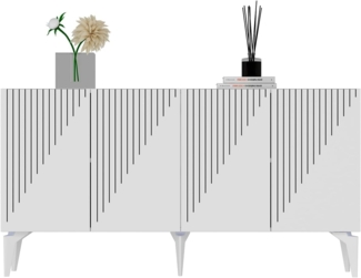 Hanah Home Draw - White