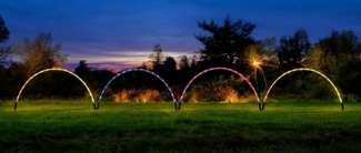 Star-Max LED Zaunleuchte RGB - Farbwechsel, Fernbedienung & Timer | 96 RGB LEDs für Innen & Außen