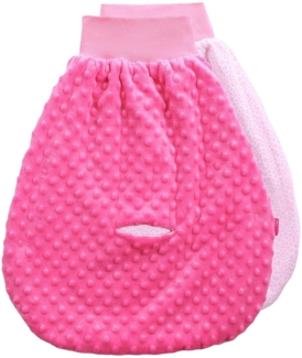 Be Mammy Baby Pucksack Strampelsack Schlafsack Autositz aus Baumwolle mit breitem Bund BE20-136 (Amaranth/1922_18)
