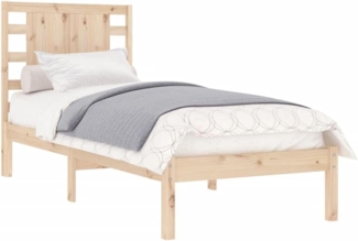 vidaXL Massivholzbett 90x190 cm 3FT Single [3104183]