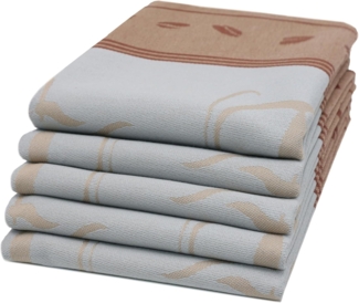 ZOLLNER Geschirrtuch, (Spar-Set, 5-tlg), 50x70 cm, 100% Baumwolle, vom Hotelwäschespezialisten