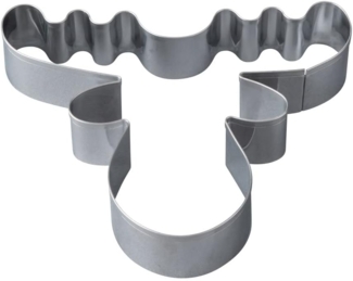 Zenker Ausstecher XXL Elchkopf 14,3 x 12,8 x 2,6 cm Ausstechform Plätzchenform