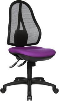 Topstar OP200G03 Open Point SY, Bürostuhl, Schreibtischstuhl, ergonomisch, Bezug lila