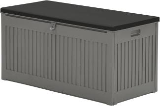 Garden Impressions Auflagenbox Jersey 270 Liter Kissenbox Gartenbox Aufbewahrungsbox Garten, Deckel mit Hubautomatik wetterfest abschließbar