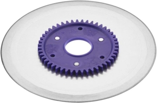 ritter Ersatzmesser 517.132 glatt Schinken-/Aufschnittmesser mit lila Zahnrad passend zu Ritter E16, E18, E21, fondo1, pino2