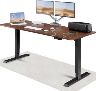 Höhenverstellbarer Schreibtisch (200 x 80 cm) - Schreibtisch Höhenverstellbar Elektrisch mit Flüsterleisem Dual-Motor & Touchscreen - Hohe Tragfähigkeit - Stehtisch von Desktronic