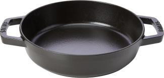 Staub Staub Gusseisen-Bratpfanne mit zwei Griffen 20 cm, schwarz 405116590