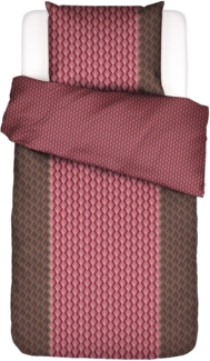 Essenza Tesse cherry red Bettwäsche 155x220 cm + 80x80 cm