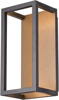 SLV Leuchte 1005201 QUADRULO WL LED Outdoor Wandaufbauleuchte anthrazit