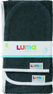 Luma Badetuch & Waschhandschuh Dark Grey A