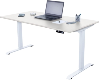 Schreibtisch elektrisch höhenverstellbar, Ergonomische Arbeitstisch, Gestell und Tischplatte
