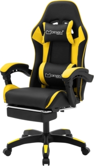 ML-DESIGN Bürostuhl Computerstuhl Schreibtischstuhl für Büro & Arbeitszimmer Drehsessel, Gaming Stuhl inkl. 2 Kissen Armlehne & Fußstütze ergonomisch anpassbar