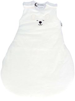 Sterntaler Baby Unisex Schlafsack Baby Baby-Schlafsack 62/68cm Eisbär Elia - Schlupfsack Baby, Pucksack Baby - beige, 62/68