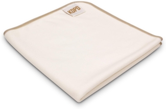 KDPD® - Das Original | beige 60x60 cm | wasserdichte Wickelunterlage aus weichem Polarfleece | saugstarke und waschbare Kinderdecke