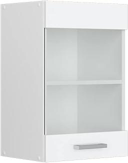 Vicco Küchenschrank Hängeschrank Unterschrank Küchenschränke Küchenunterschrank Arbeitsplatte, Möbel verfügbar in anthrazit und weiß (weiß ohne Arbeitsplatte, Hängeglasschrank 40 cm)