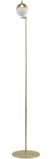 Nordlux Büro Standleuchten Contina Höhe 139, Gold, metallisch, weiß, Glas, Metall