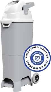 Windeleimer DiaperChamp One Maxi Handsfree Plus - ohne Nachfüllkassetten - für ca. 60 Windeln