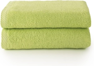 Top Towel - Plus - Große Badetücher - Badezimmerhandtücher - 2 Hand- oder Waschbeckenhandtücher - 50x100 cm - 100 % Baumwolle - Kalk