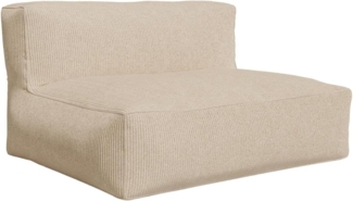 Vente-unique - Sofa 2-Sitzer - Cord - Beige - NOUMARA