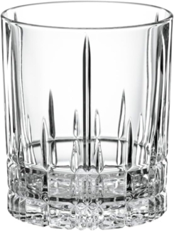 Spiegelau Perfect Serve Ice Ball Set, 2 DOF Tumbler + Eisball-Form, Glas, Transparent, 368 ml, 4500276