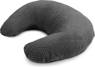 Amilian Stillkissen - Stillmond - Schwangerschaftskissen - Lagerungskissen, Schwangerschaftskissen klein - Kissen für Stillzeit - pregnancy pillow, mit Füllung und abnehmbarem Bezug - maschinenwaschbar