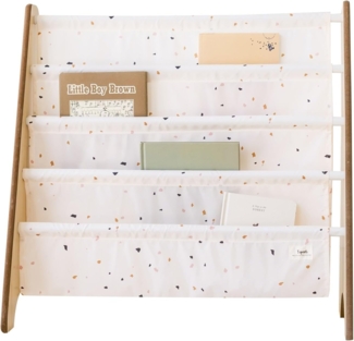 3 Sprouts - Bücherregal Terrazzo Cream, recycled